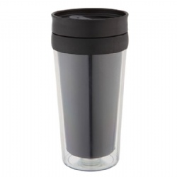 16OZ dual-wall stainless steel AS push cover insulated coffee mug