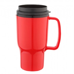 16 oz dual-wall stainless steel underbody thin coffee mug beverage bottle