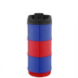 16 oz dual-wall stainless steel coffee mug with sliding cover
