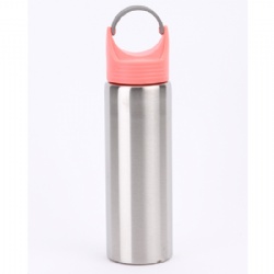 20OZ Dual-wall stainless  protection sports kettle silicone handle portable outdoor water bottle